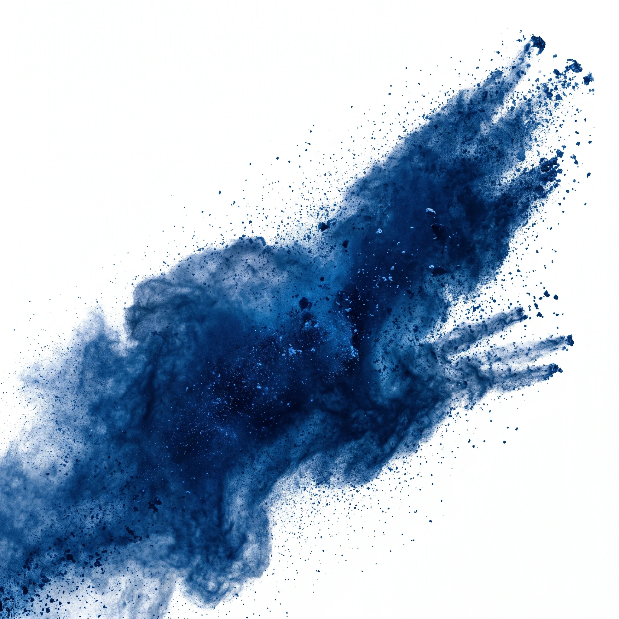poudre bleu fonce hjd process
